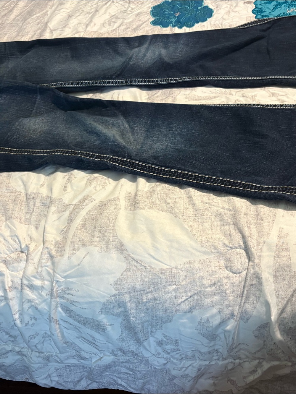 Juniors-Miss Dark Blue Stretch Jeans - Classic Slim Fit